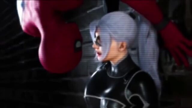 Black Cat Porno (Marvel's Spider-man) (2 Видео!)